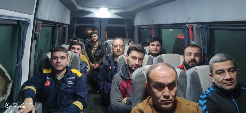 Kırşehir AFAD Olarak  İskenderun'a 4.Grup AFAD Gönüllüsü Ekibini Gönderdik