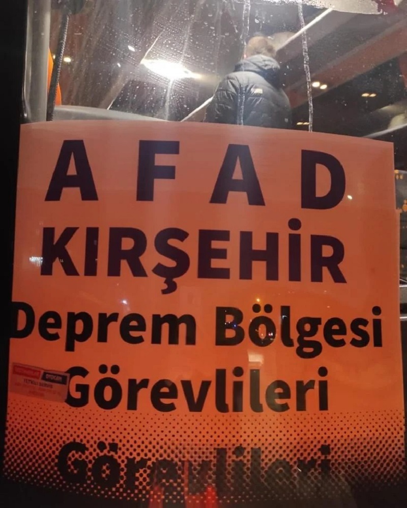 Kırşehir'den 42 Kişilik 3.Grup AFAD Gönüllüsü Ekibini Hatay'a Uğurladık